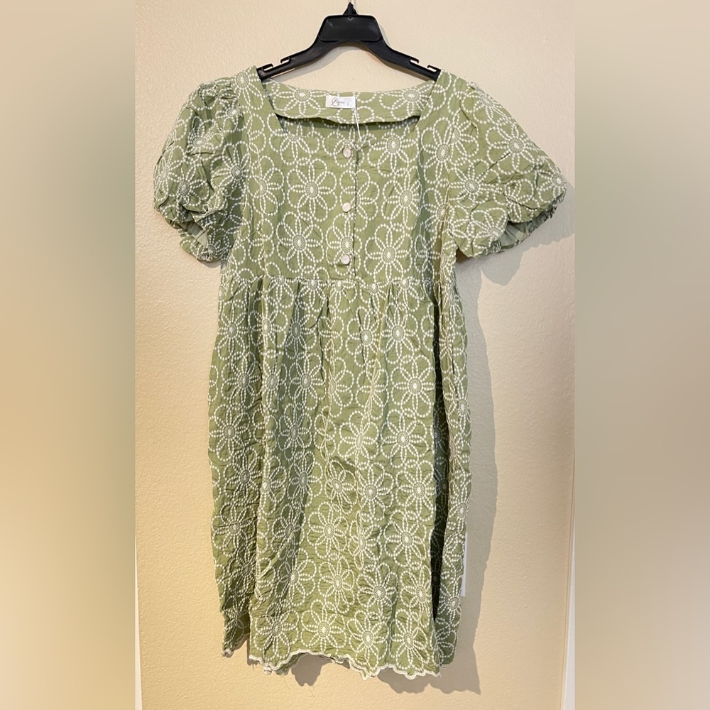 Floral Embroidered Dress